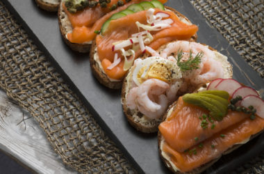 photo of the Smoked Steelhead Smørrebrød Recipe