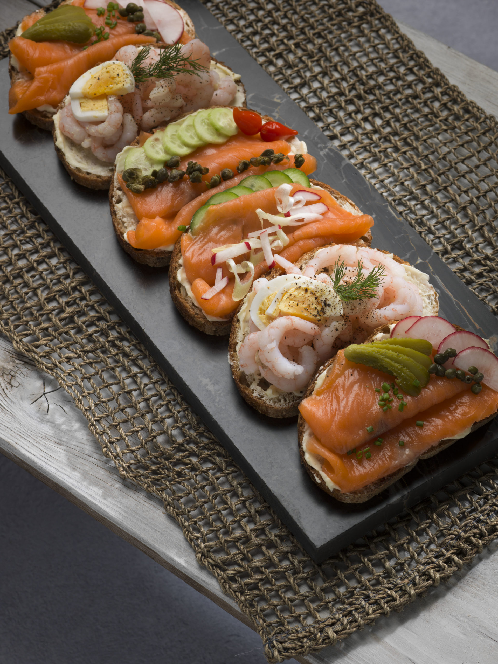 photo of the Smoked Steelhead Smørrebrød Recipe