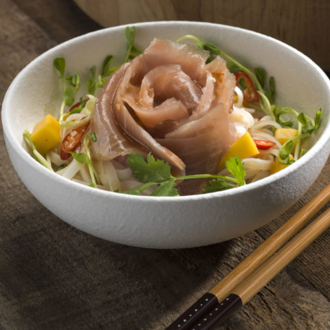 photo of the Smoked Yellowfin Rose with Vermicelli Salad Recipe