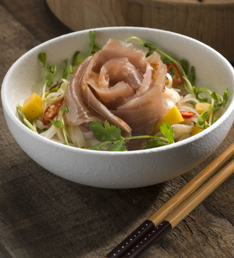 photo of the Smoked Yellowfin Rose with Vermicelli Salad Recipe